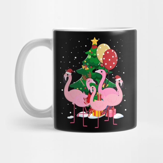 Flamingo Christmas Tree by maximel19722